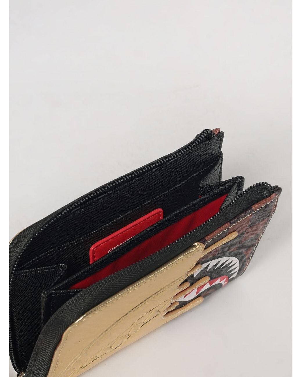 Sprayground Pink Zip Wallet for men