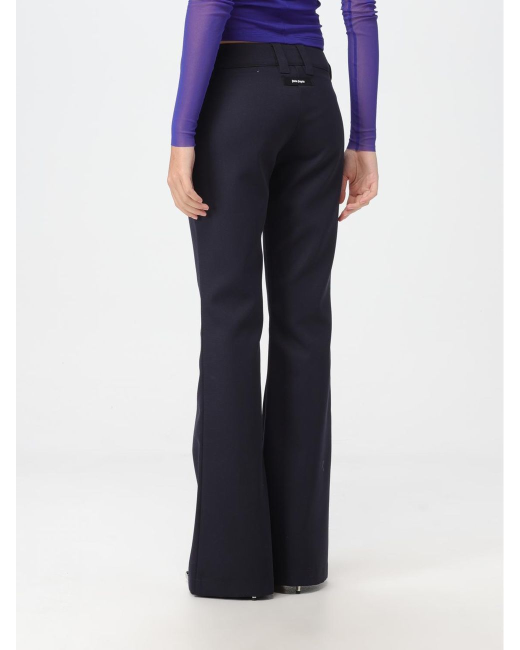 Palm Angels Blue Trousers