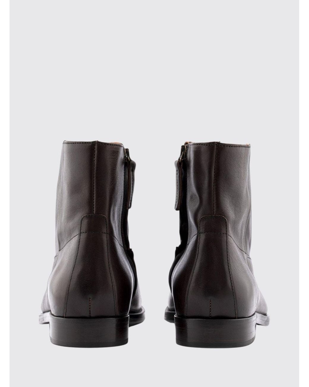 Buttero Brown Flat Ankle Boot