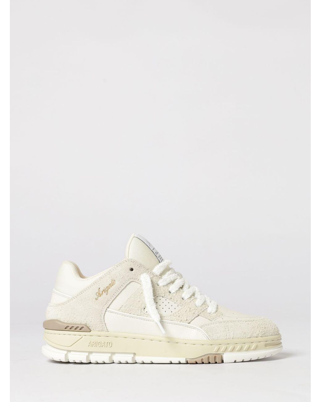 Axel Arigato Natural Area Lo Fluffy Leather Sneakers for men