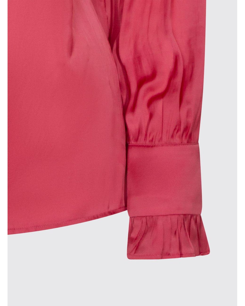 Zadig & Voltaire Pink Zadig &Amp Voltaire Satin Shirt