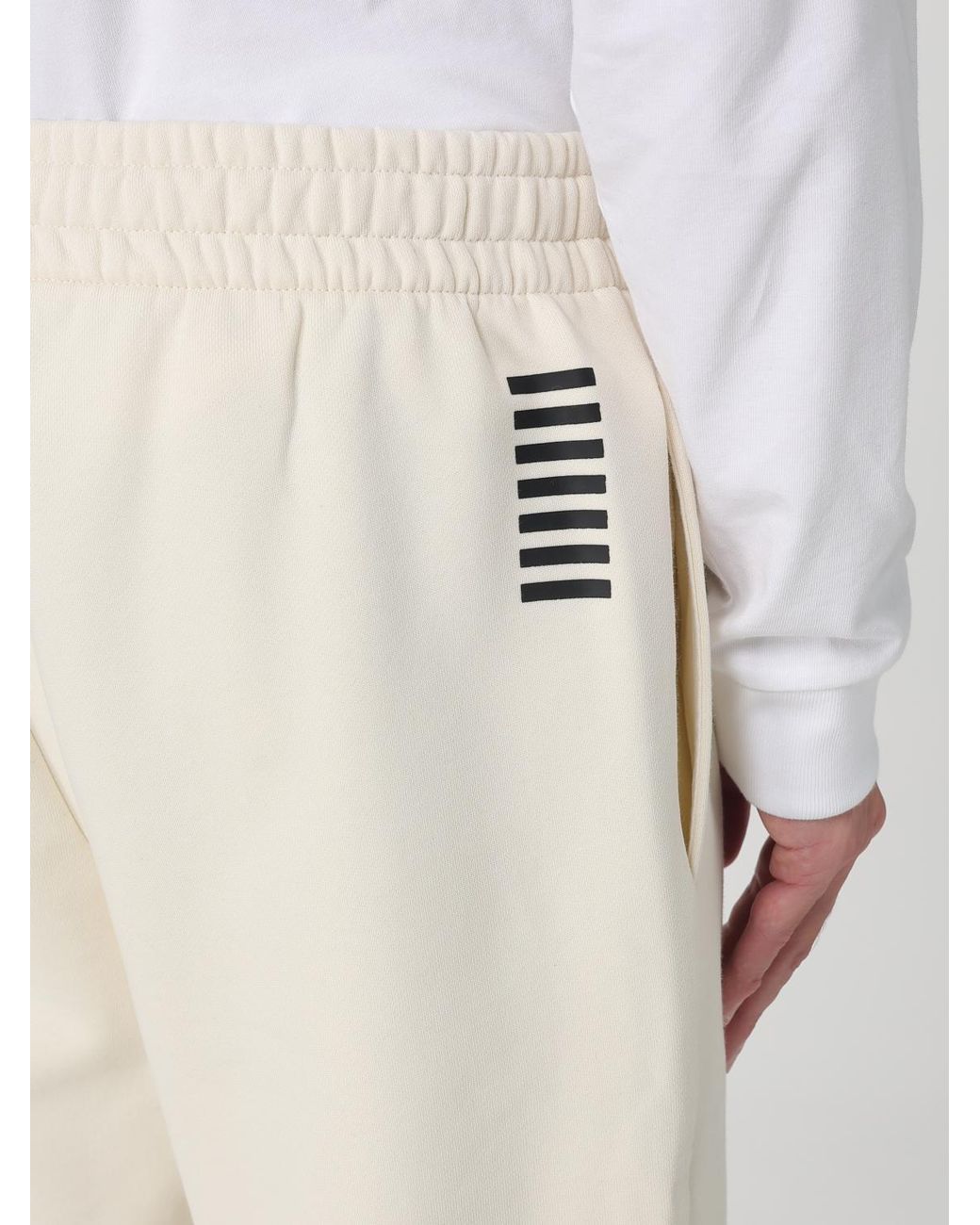 EA7 White Trousers for men