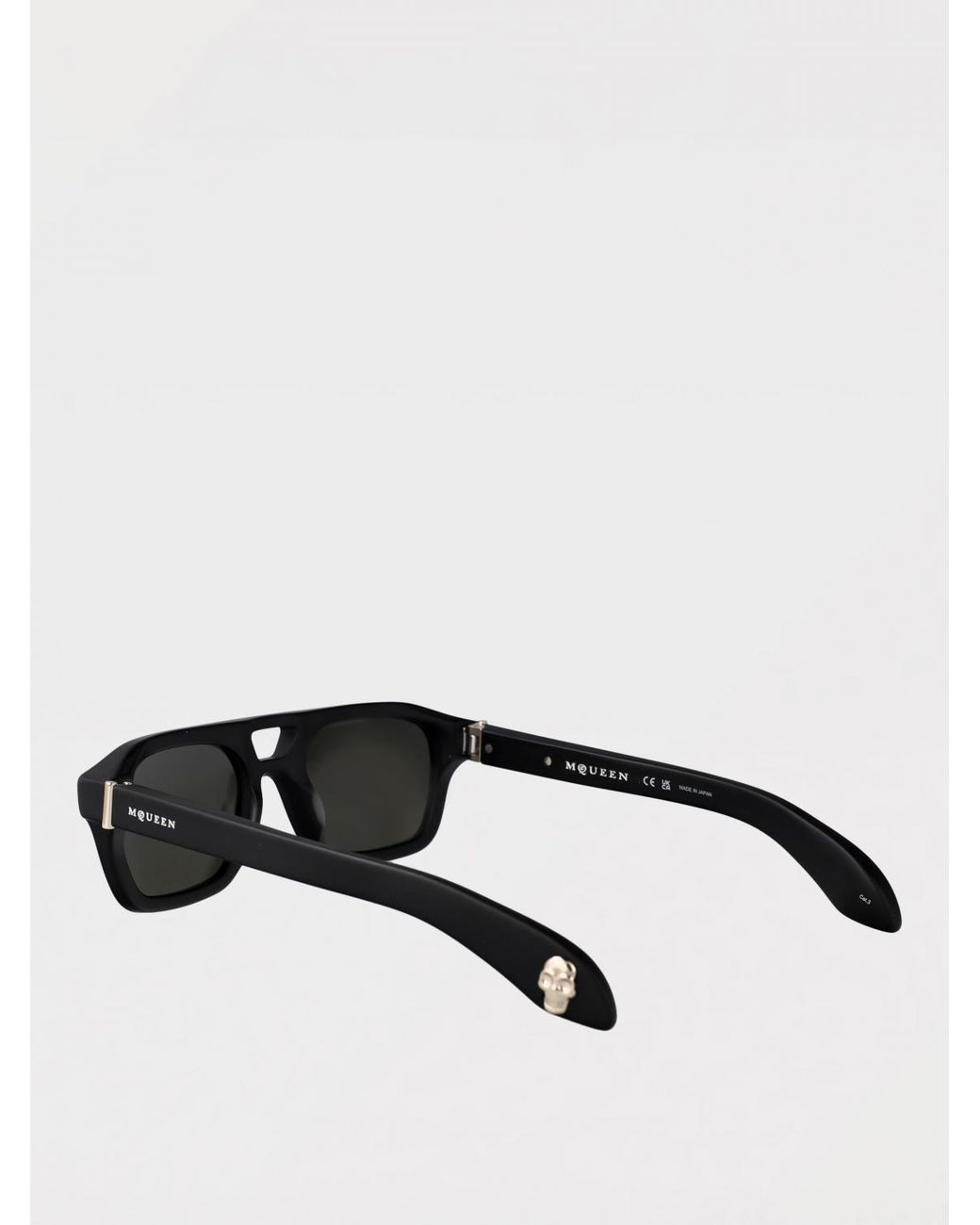McQueen Blue Am0505S 003 Mirrored Sunglasses