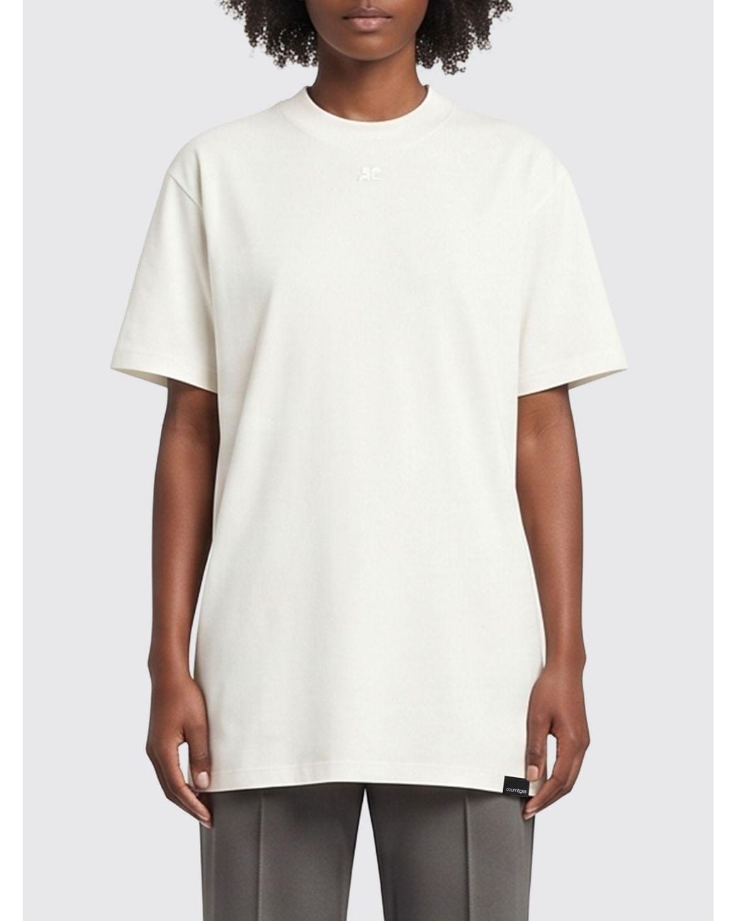 Courreges White CourrÈ Ges T-Shirt