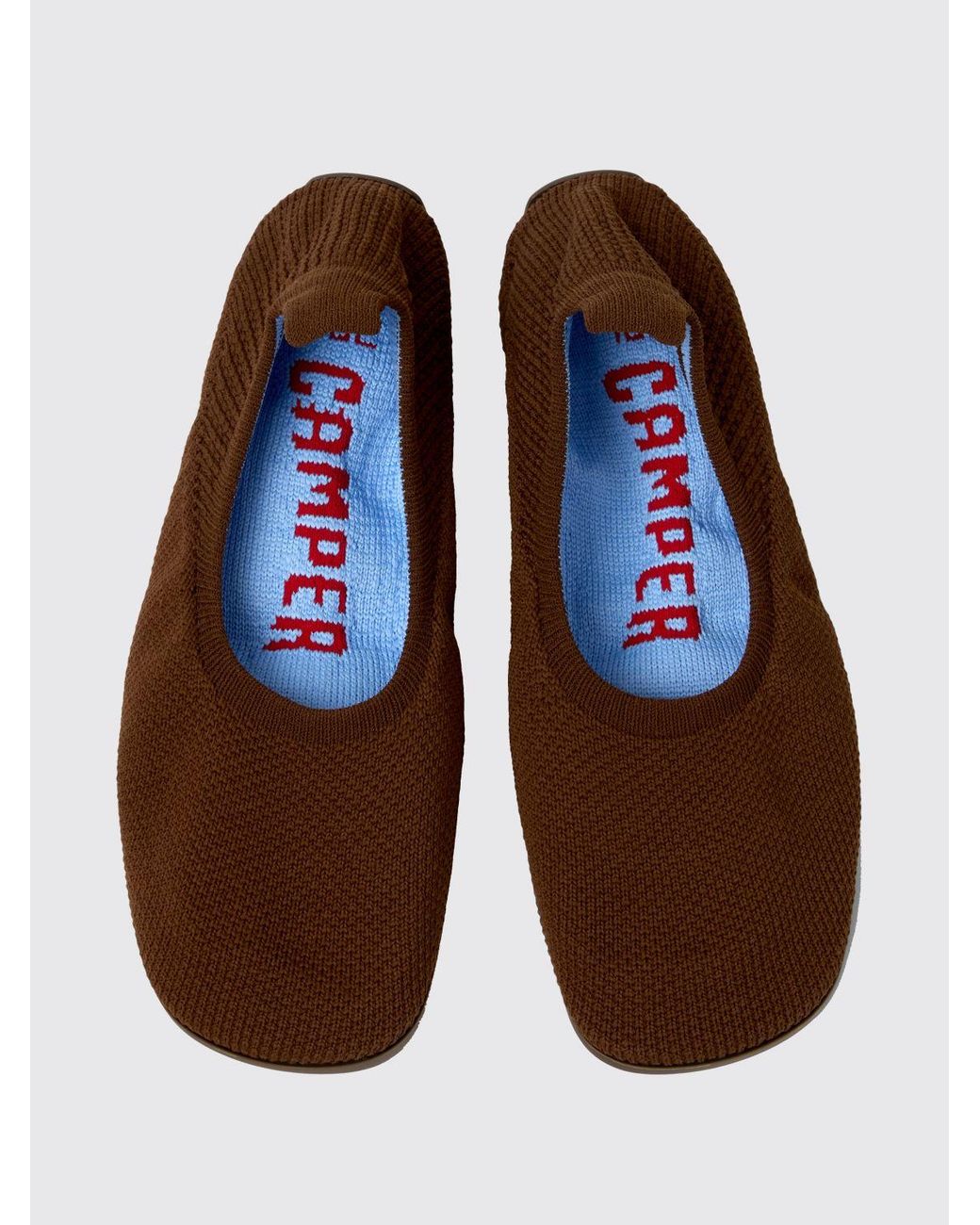 Camper Brown Right Niko Ballet Flats