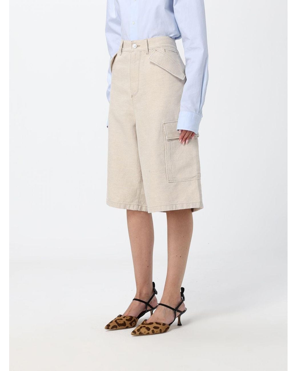 Fendi Natural Shorts