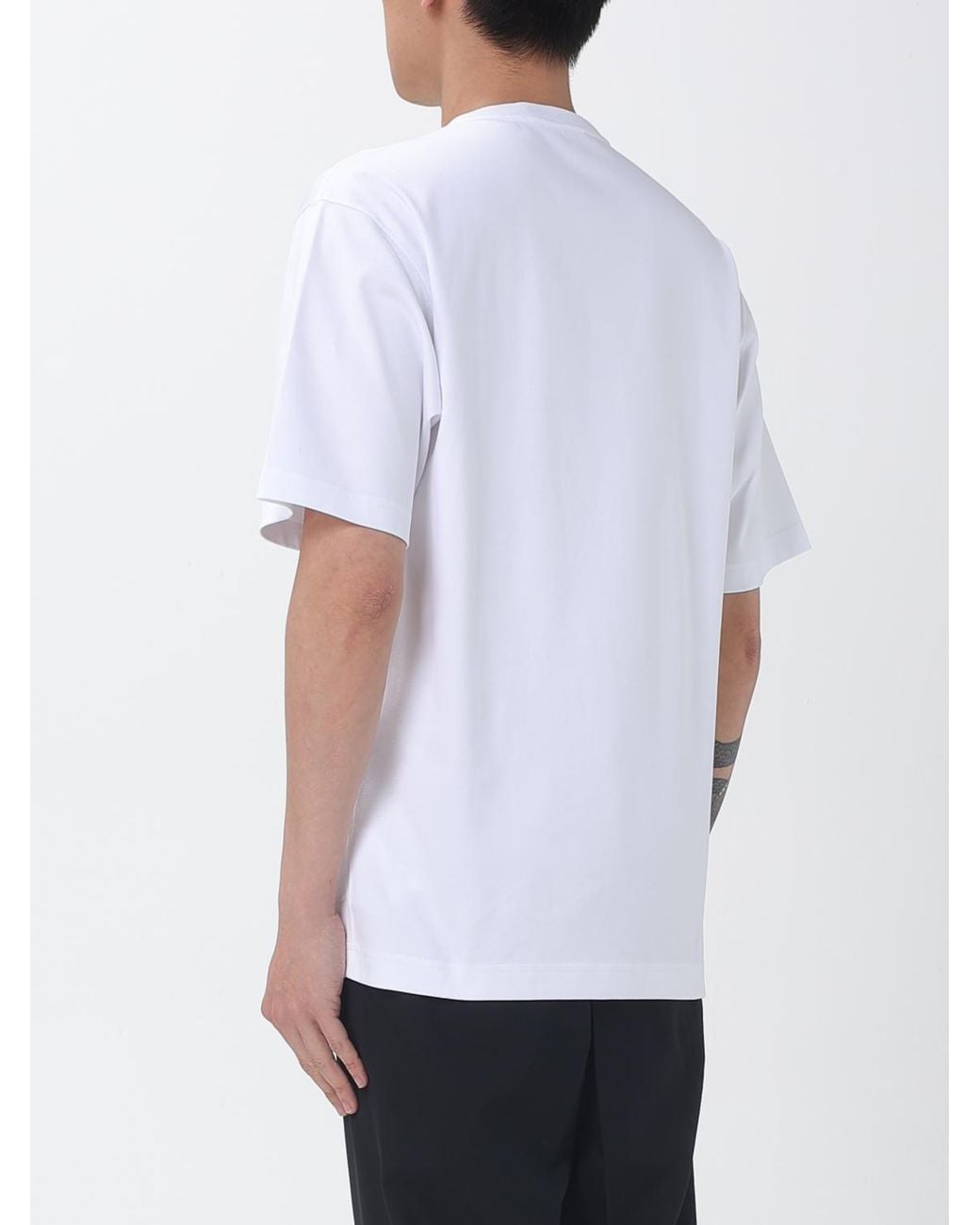 Dolce & Gabbana White Dolce &Amp Gabbana Basic Cotton T-Shirt for men
