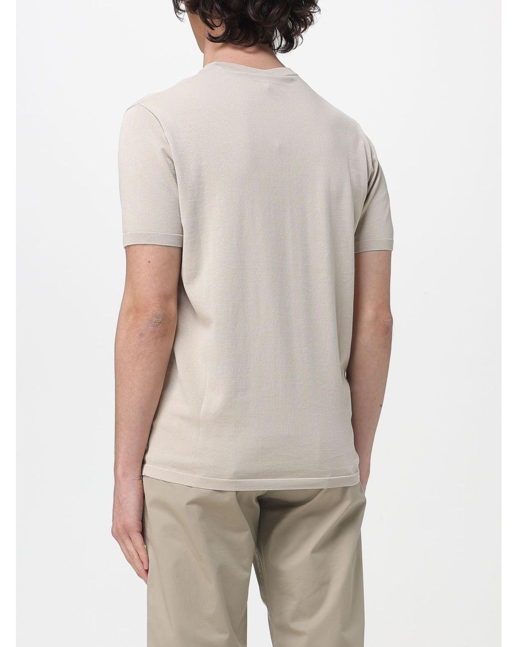 Aspesi Natural Basic Cotton T-Shirt for men