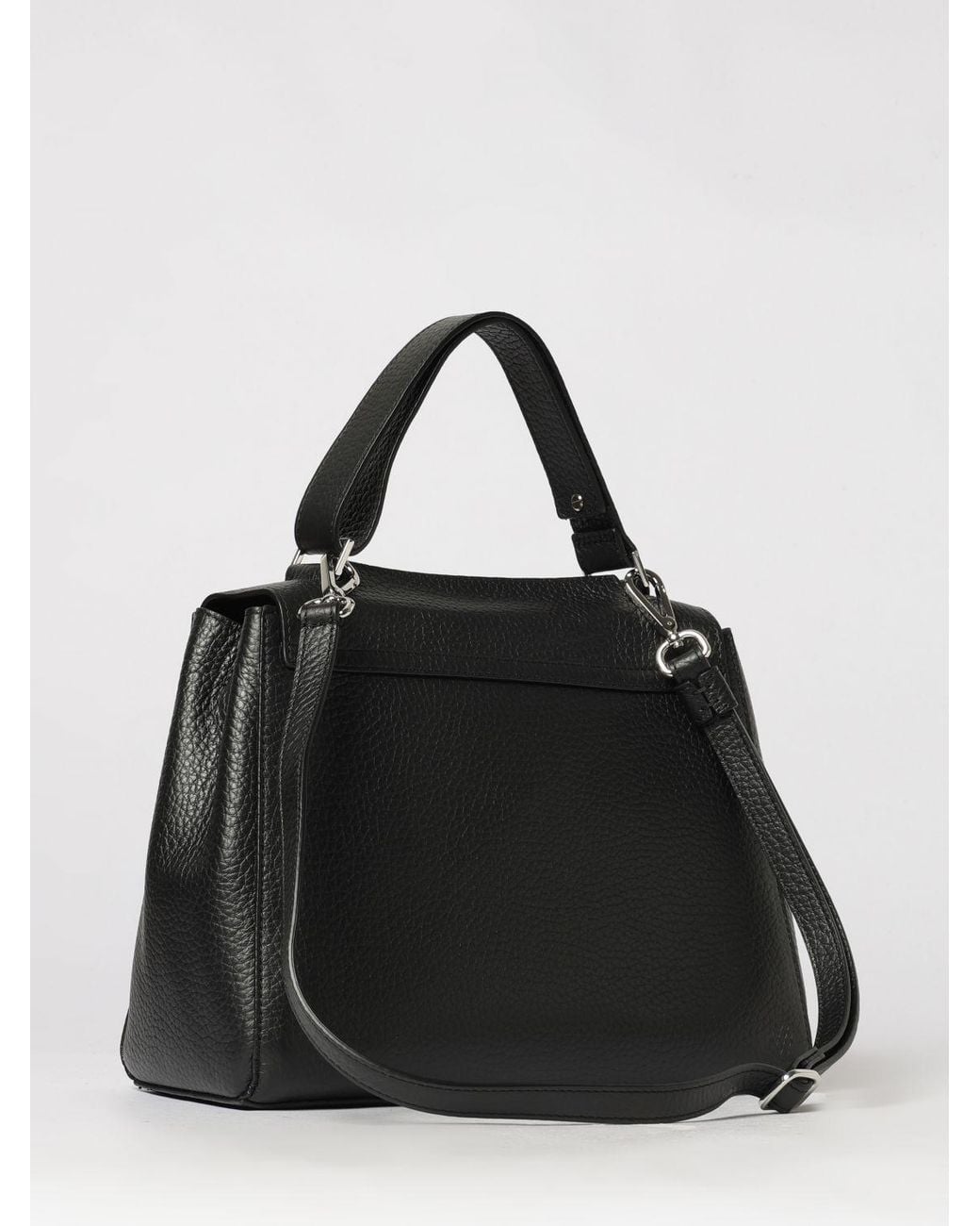 Orciani Black Sveva Medium Handbag
