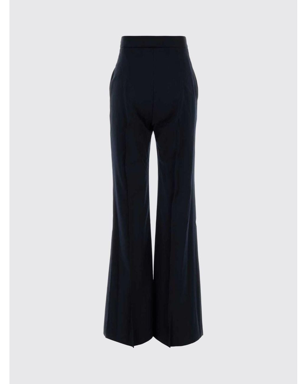 Vivienne Westwood Blue High-Waisted Flared Virgin Wool Trousers