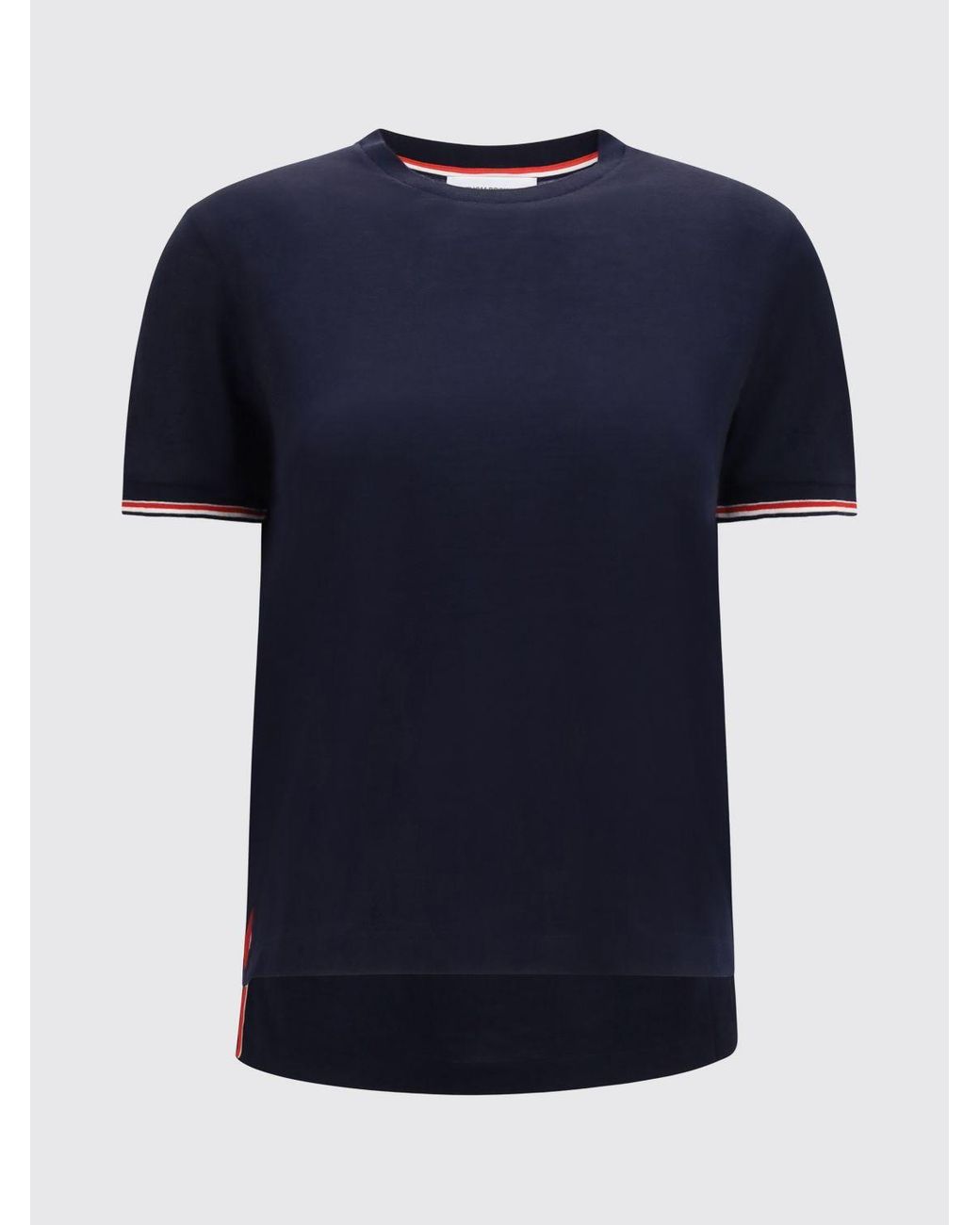 Thom Browne Blue 4-Bar Merino Wool T-Shirt