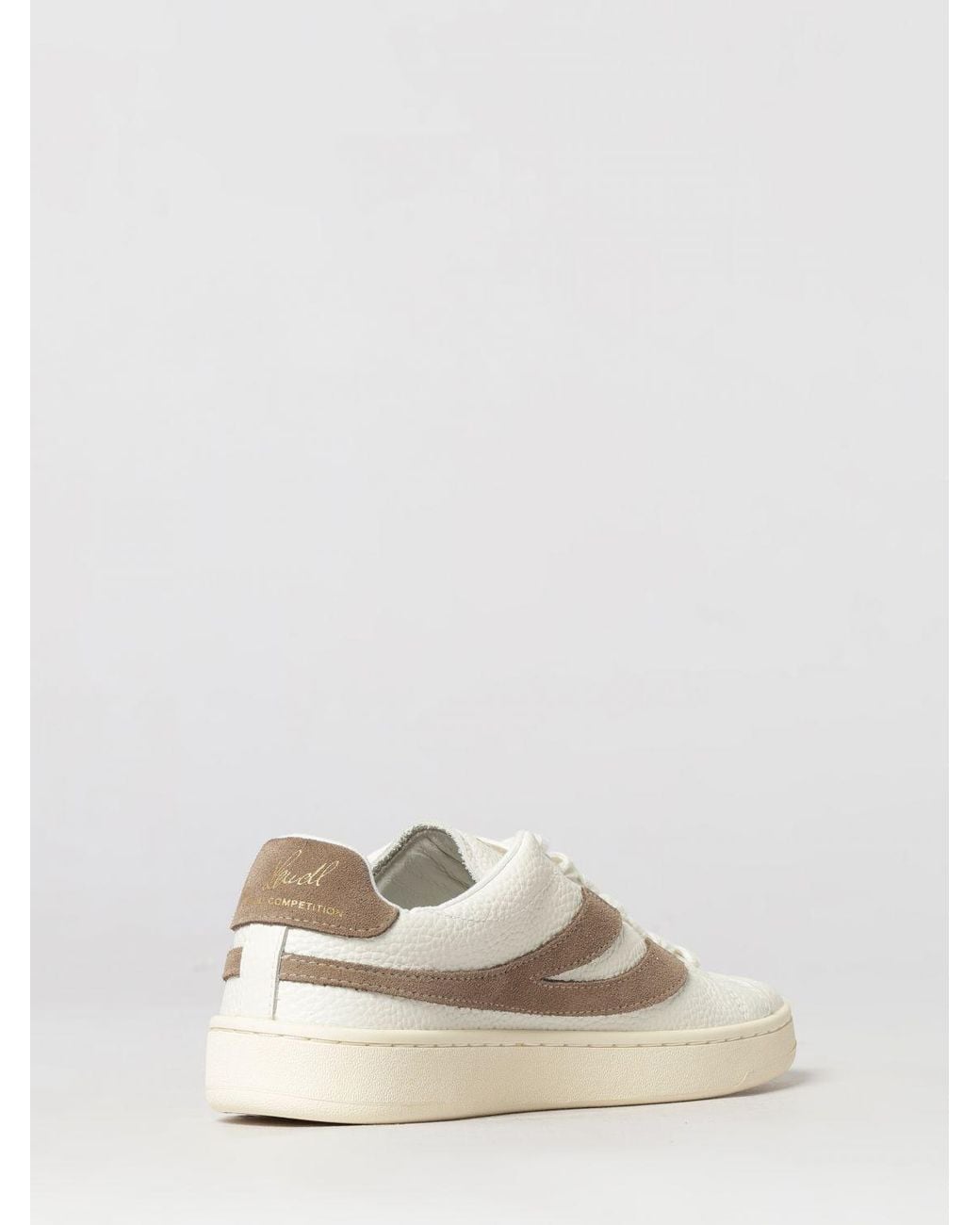 Superga Natural 1960 Capri Low Top Leather And Suede Trainers With Embossed Logo for men