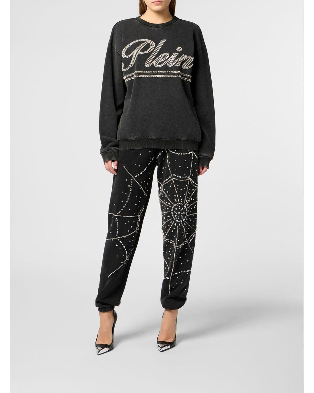 Philipp Plein Black Sweatshirt