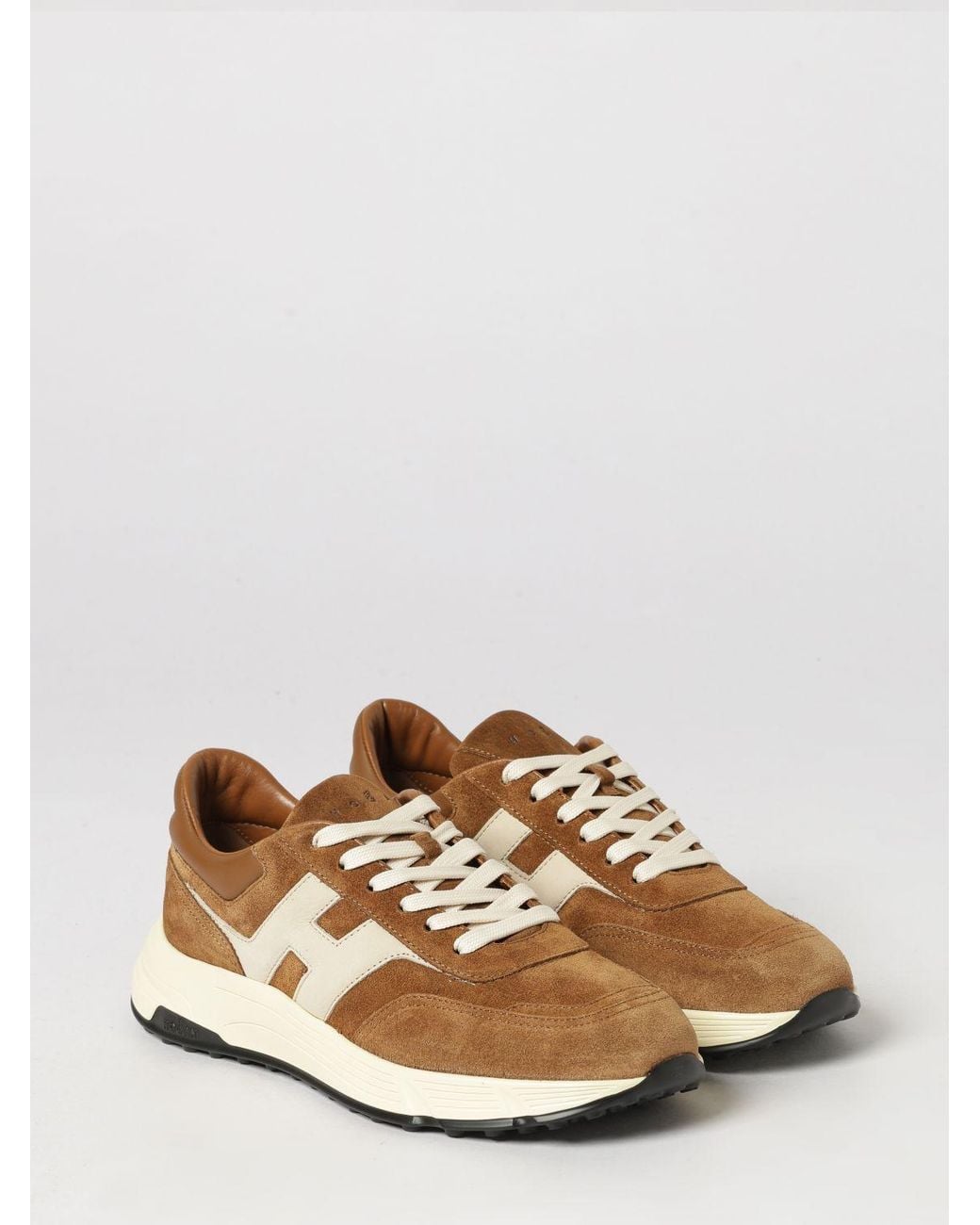 Hogan Multicolor Hyperlight Suede Leather Trainers With Chunky Sole for men