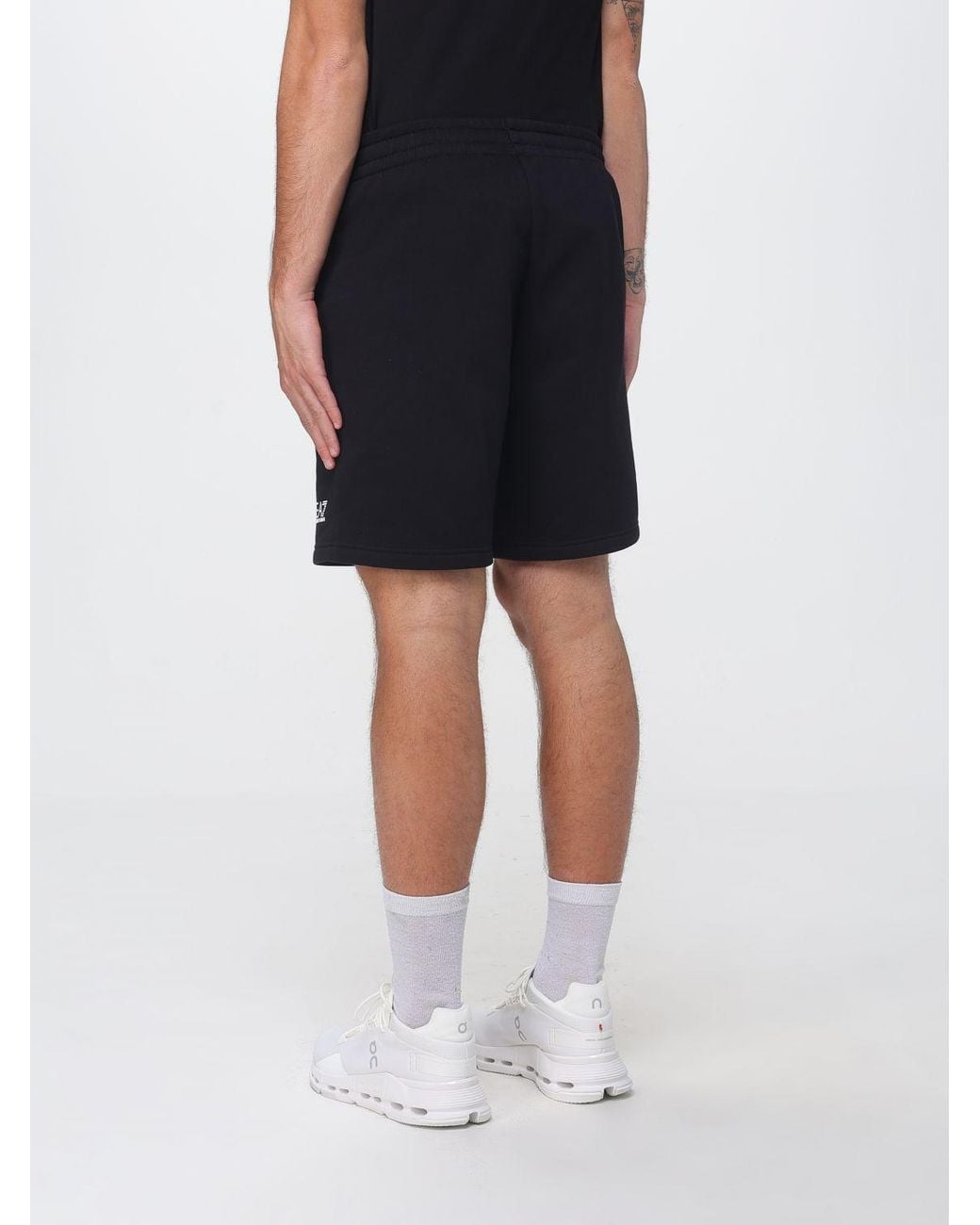 EA7 Black Shorts for men