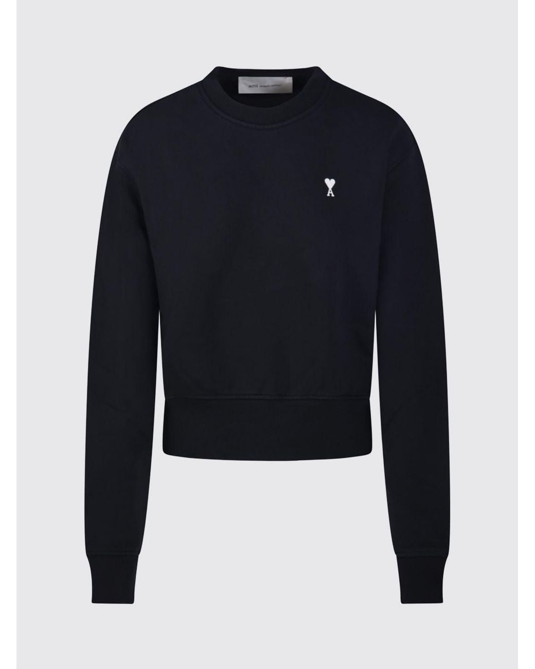 AMI Blue Crewneck Sweatshirt
