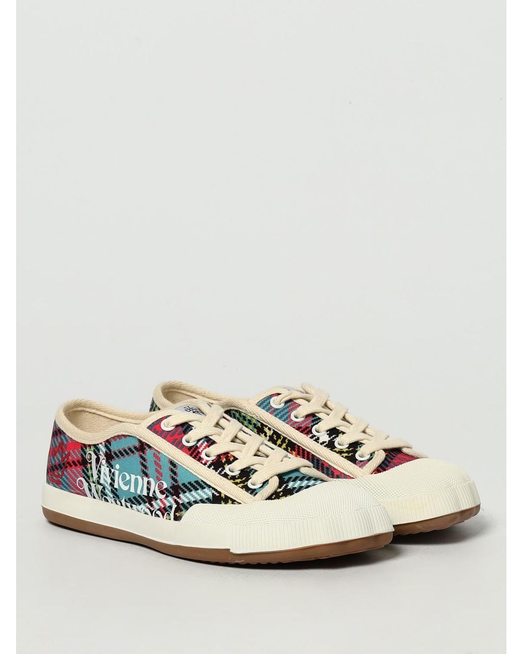Vivienne Westwood Multicolor Animal Gym Canvas Sneakers