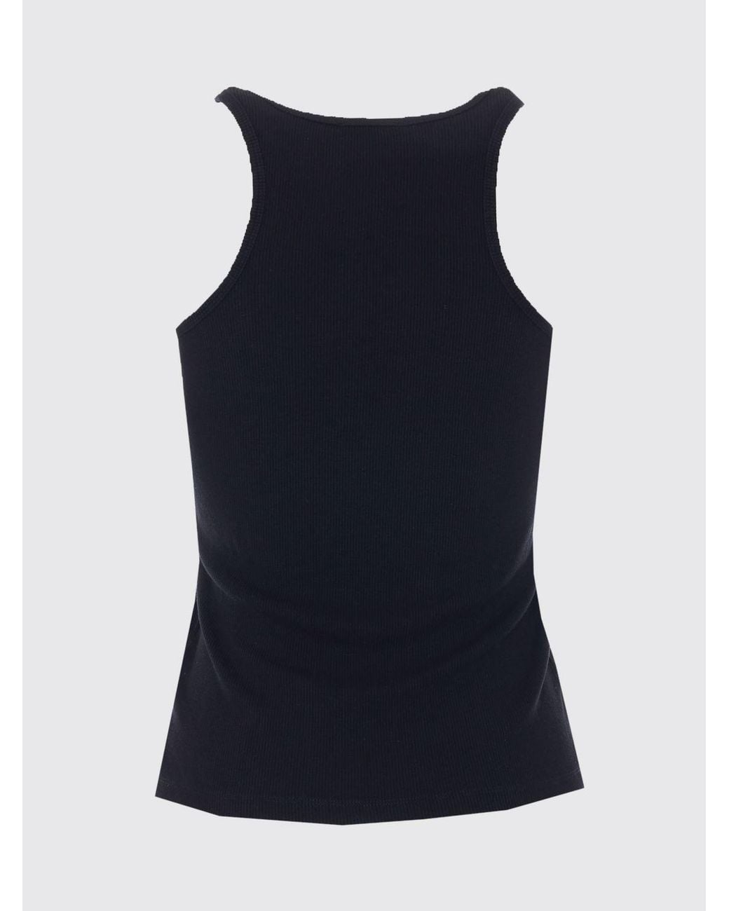 Anine Bing Blue Stretch Viscose Top