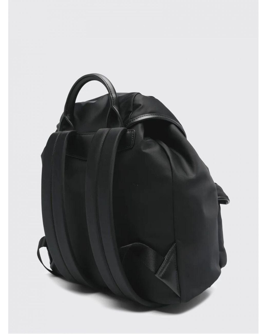 Emporio Armani Black Backpack for men
