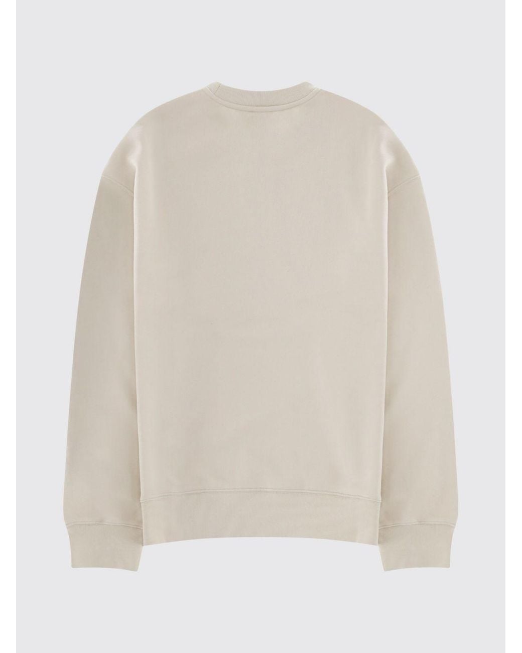 Maison Kitsuné Blue Maison Kitsun&Eacute Cotton Crewneck Sweatshirt for men