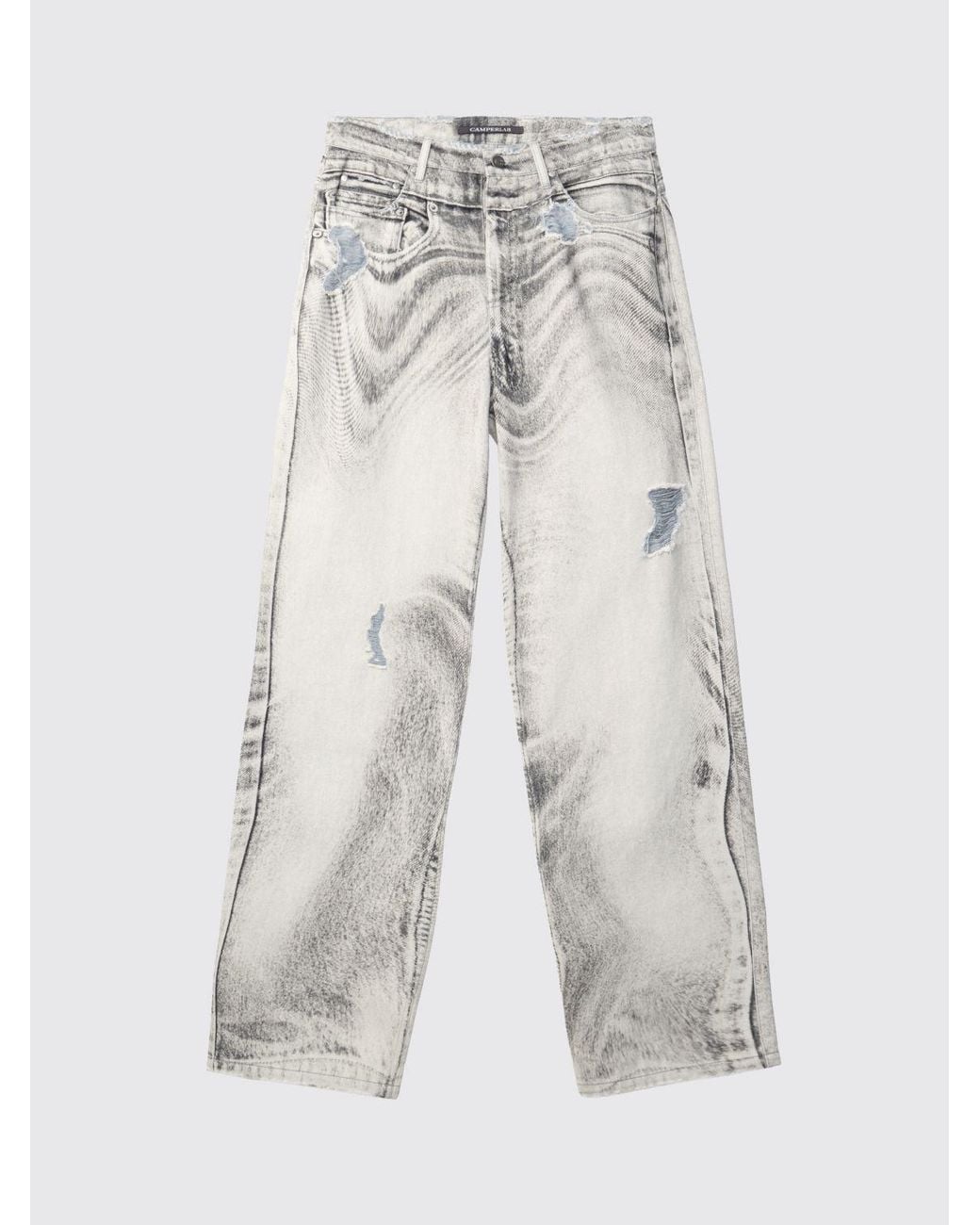 Camper Gray Straight Jeans for men