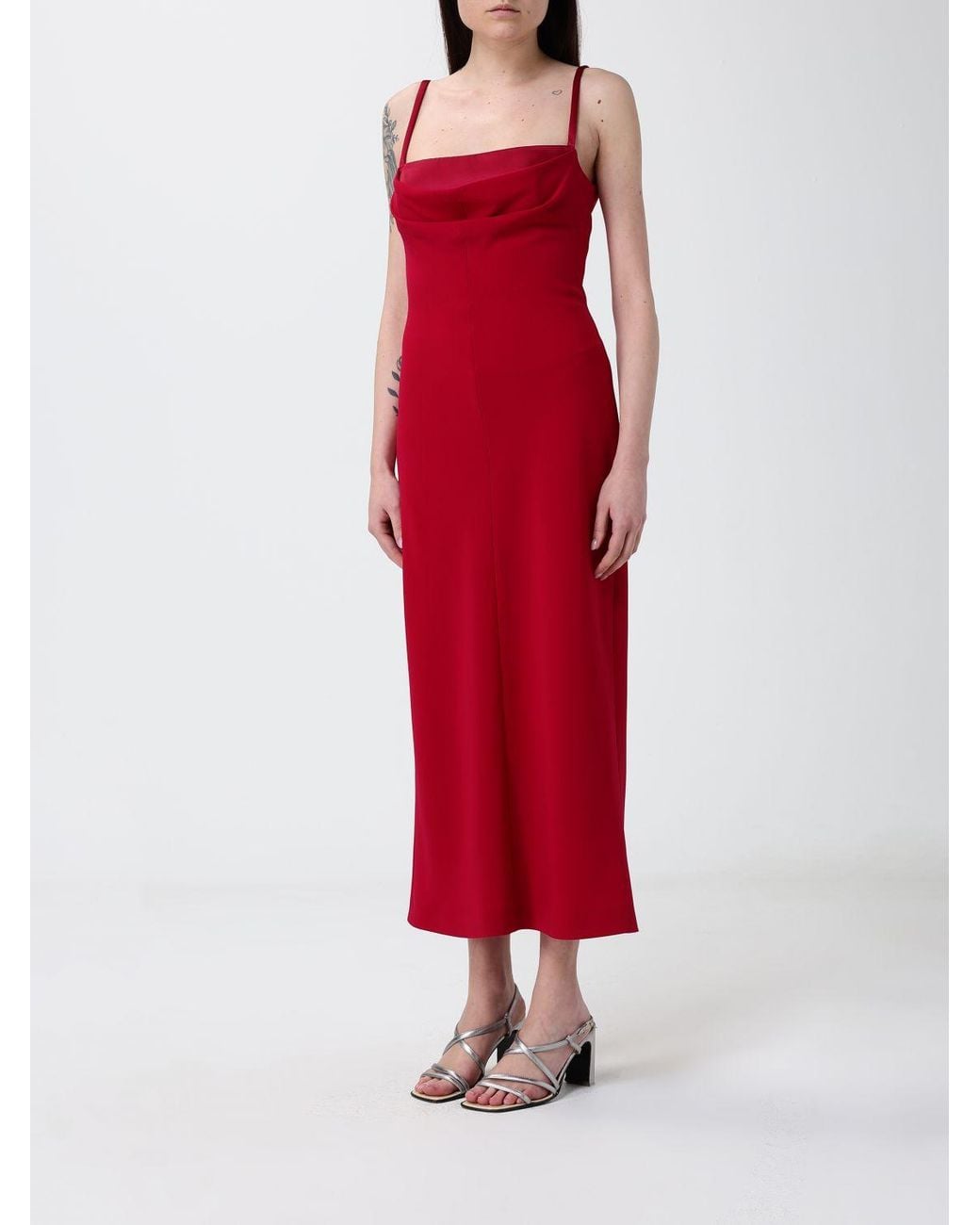 Max Mara Red Pianoforte Dress