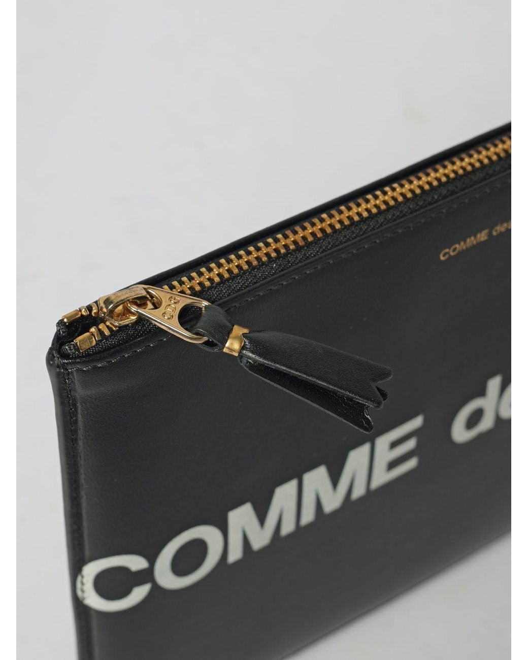 Comme des Garçons Black Leather Document Holder for men