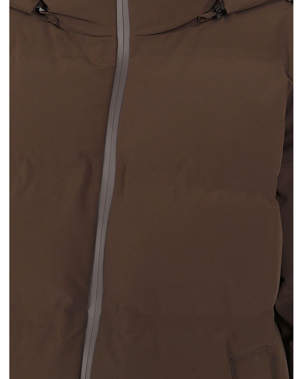 Herno Brown A-Shape Short Down Jacket