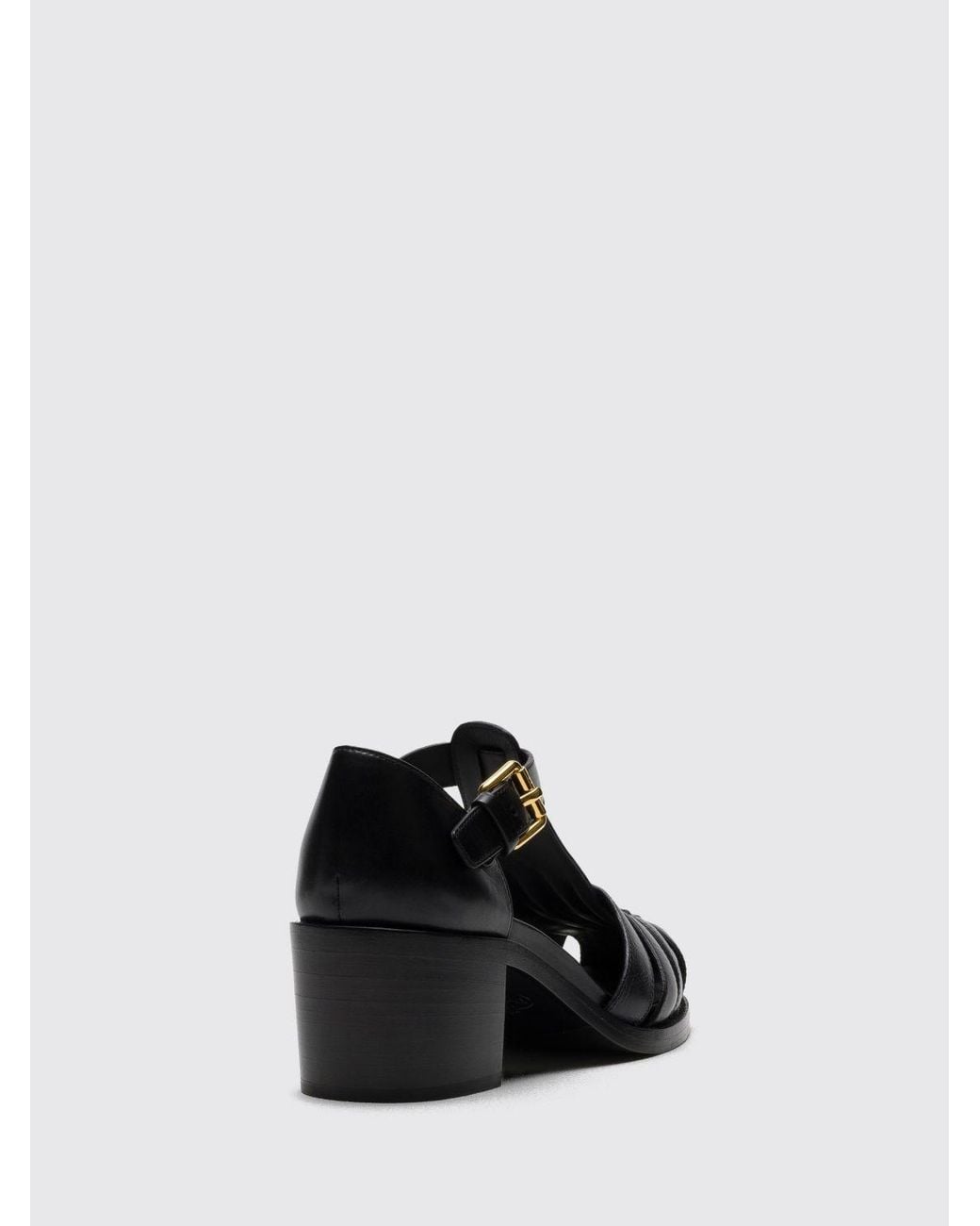 Church's Black Heeled Sandal
