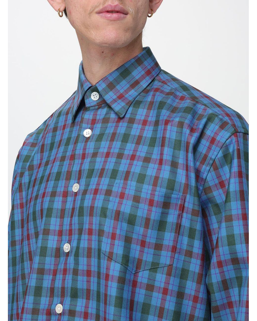 NAMACHEKO Blue Shirt for men