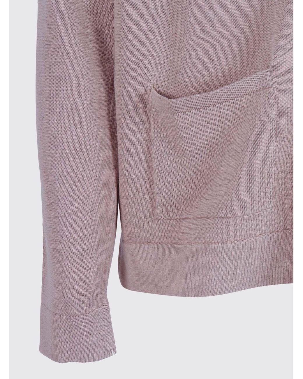 Ballantyne Purple Cotton Cardigan for men