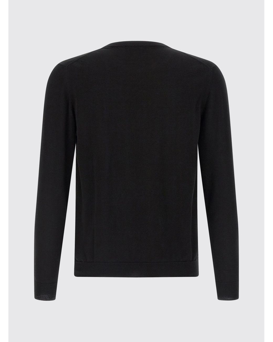 Pull À Col Rond En Coton Zanone pour homme en coloris Black