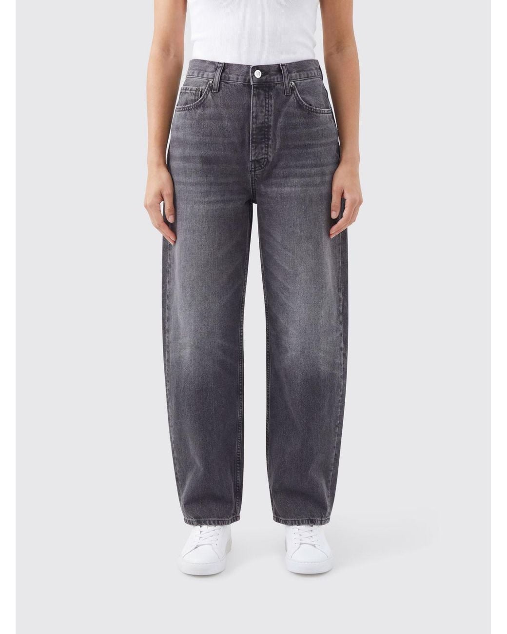 Anine Bing Blue Baggy Denim Jeans