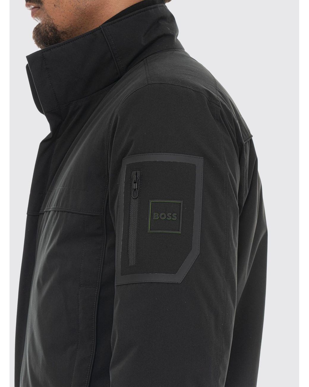 Boss Black Ow-Jadon Padded Bomber Jacket for men