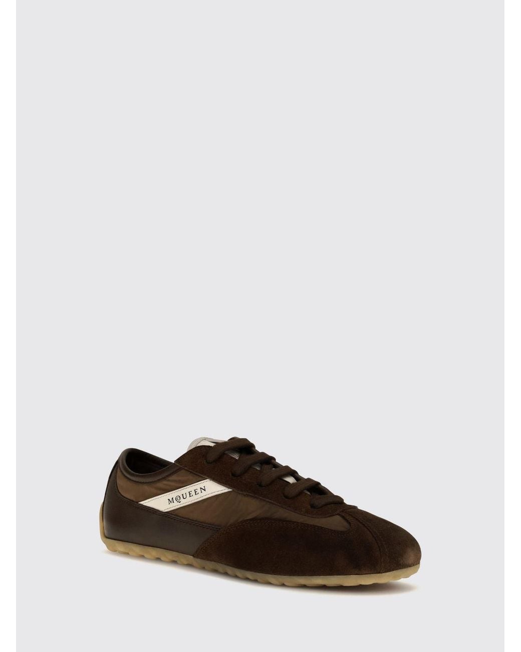 McQueen White Bicolor Boxe Sneakers