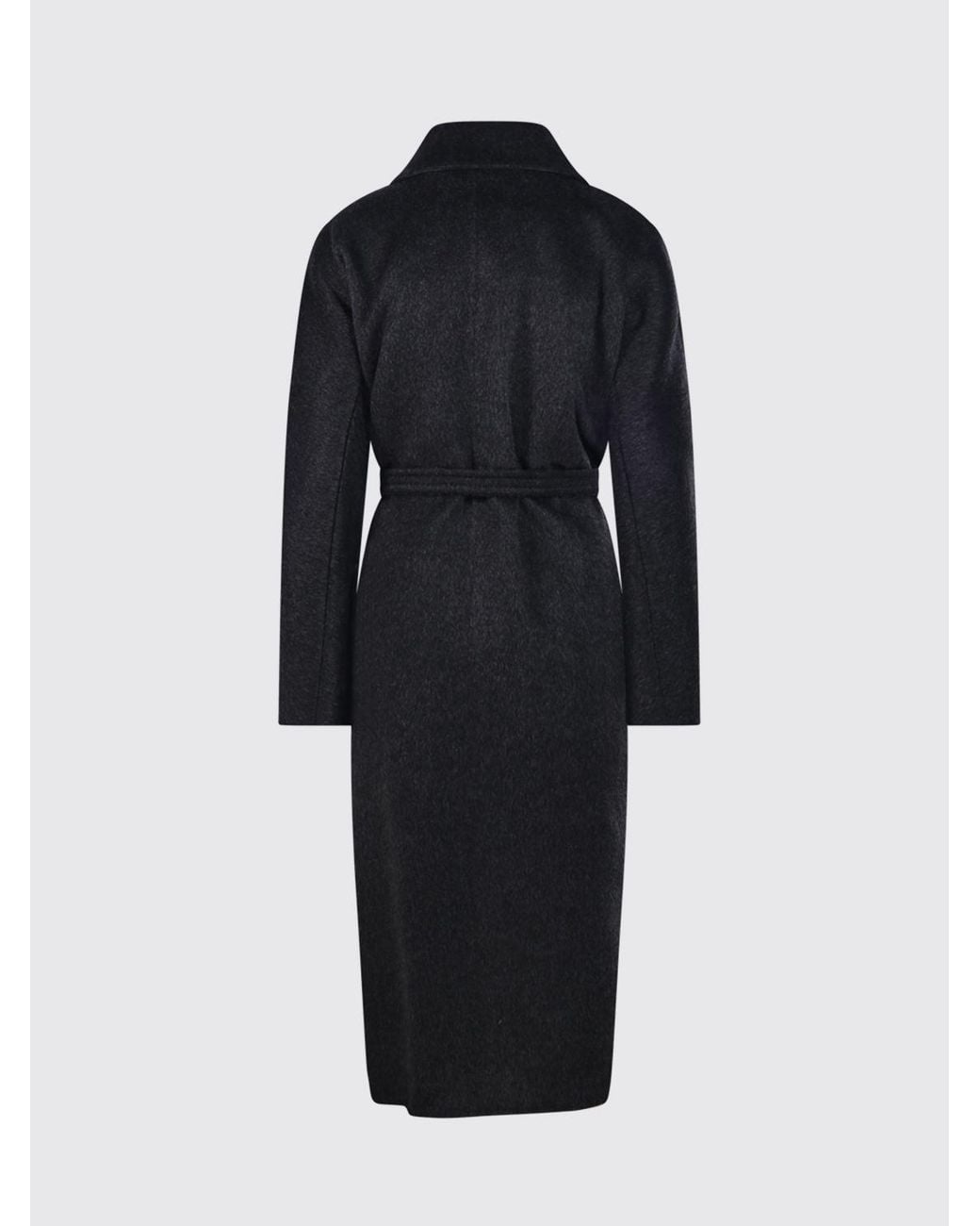 Max Mara Blue Long Robe Coat