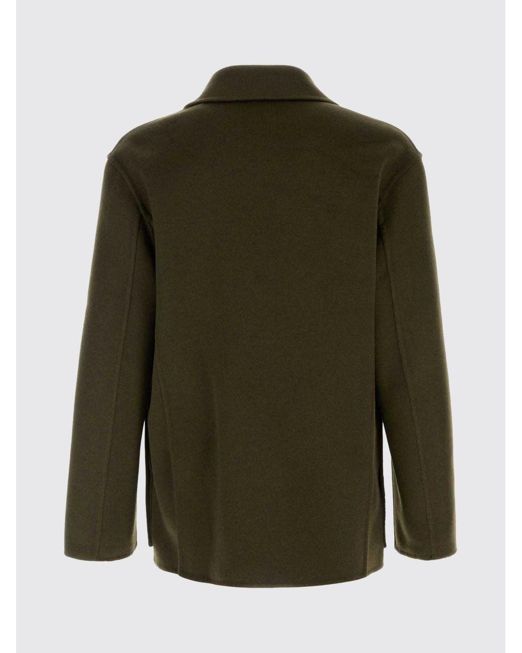 Ferragamo Green Double-Breasted Blazer for men