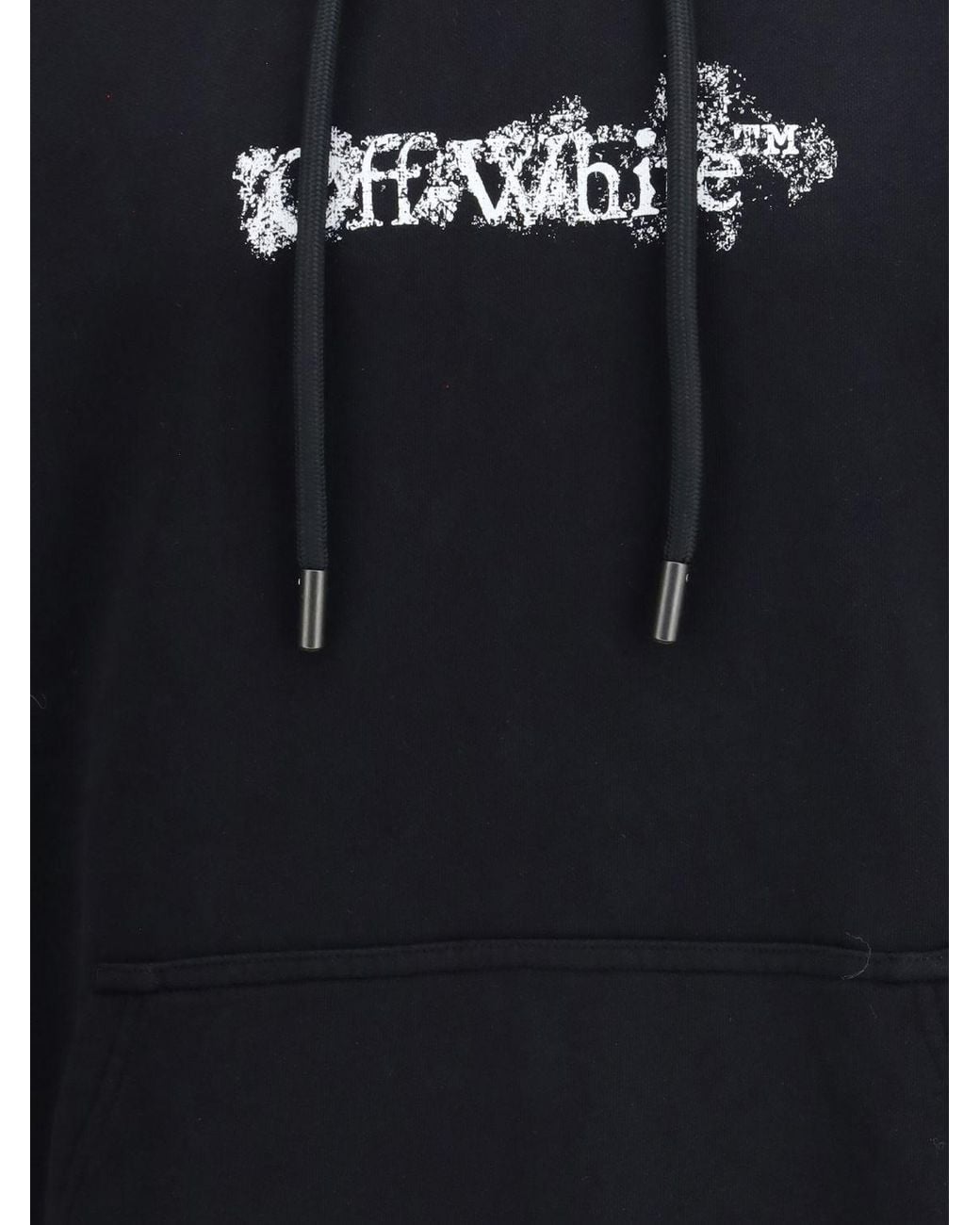 Off-White c/o Virgil Abloh Blue Cotton Hoodie for men