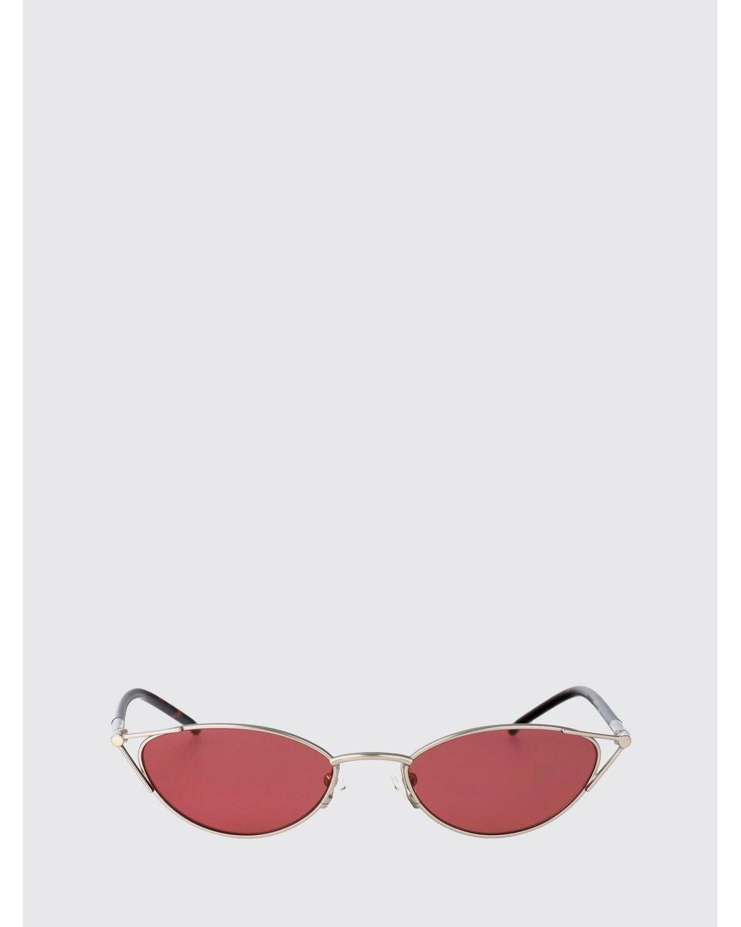 McQueen White Am0563S Acetate And Metal Sunglasses