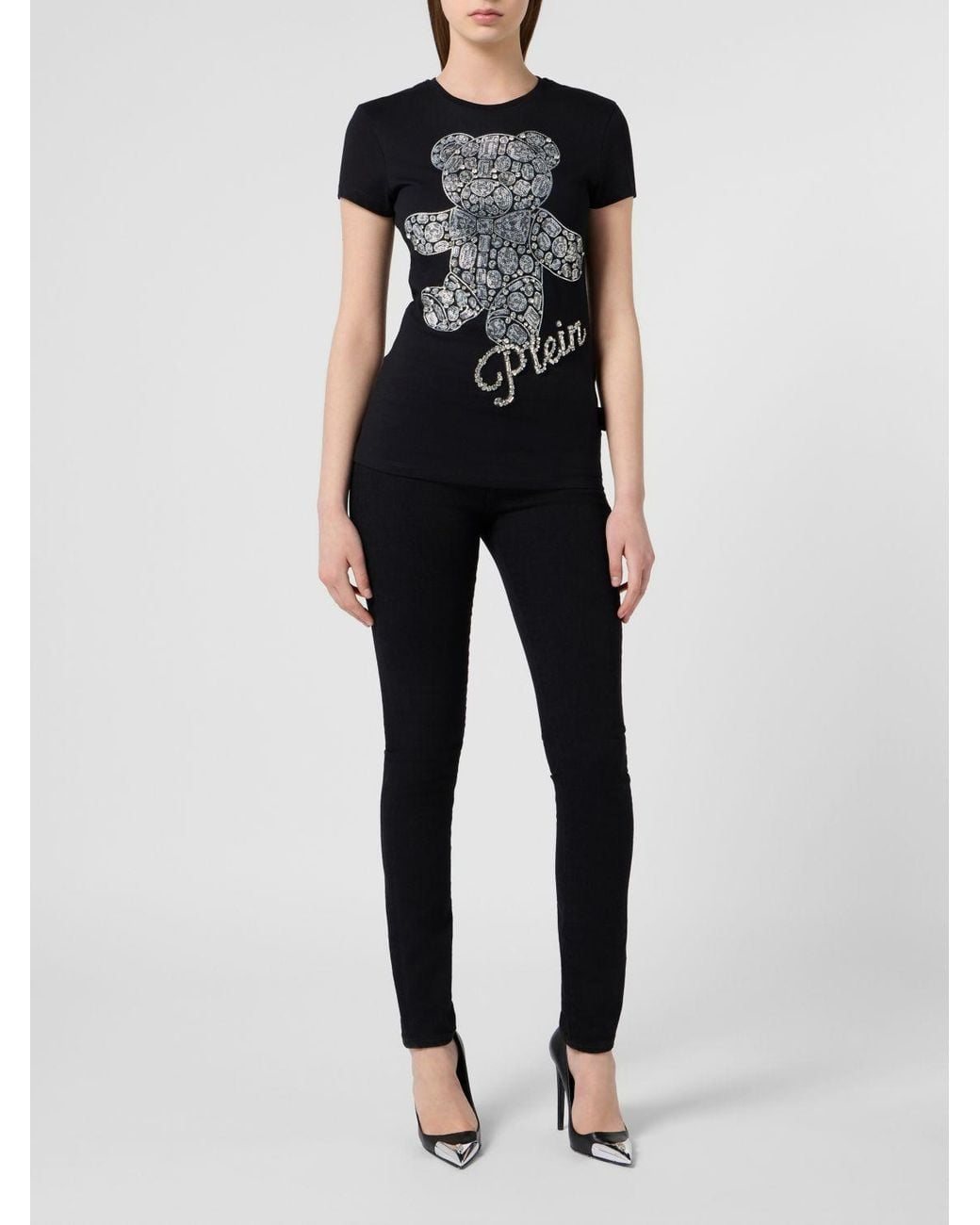 Philipp Plein Black Slim Fit T-Shirt