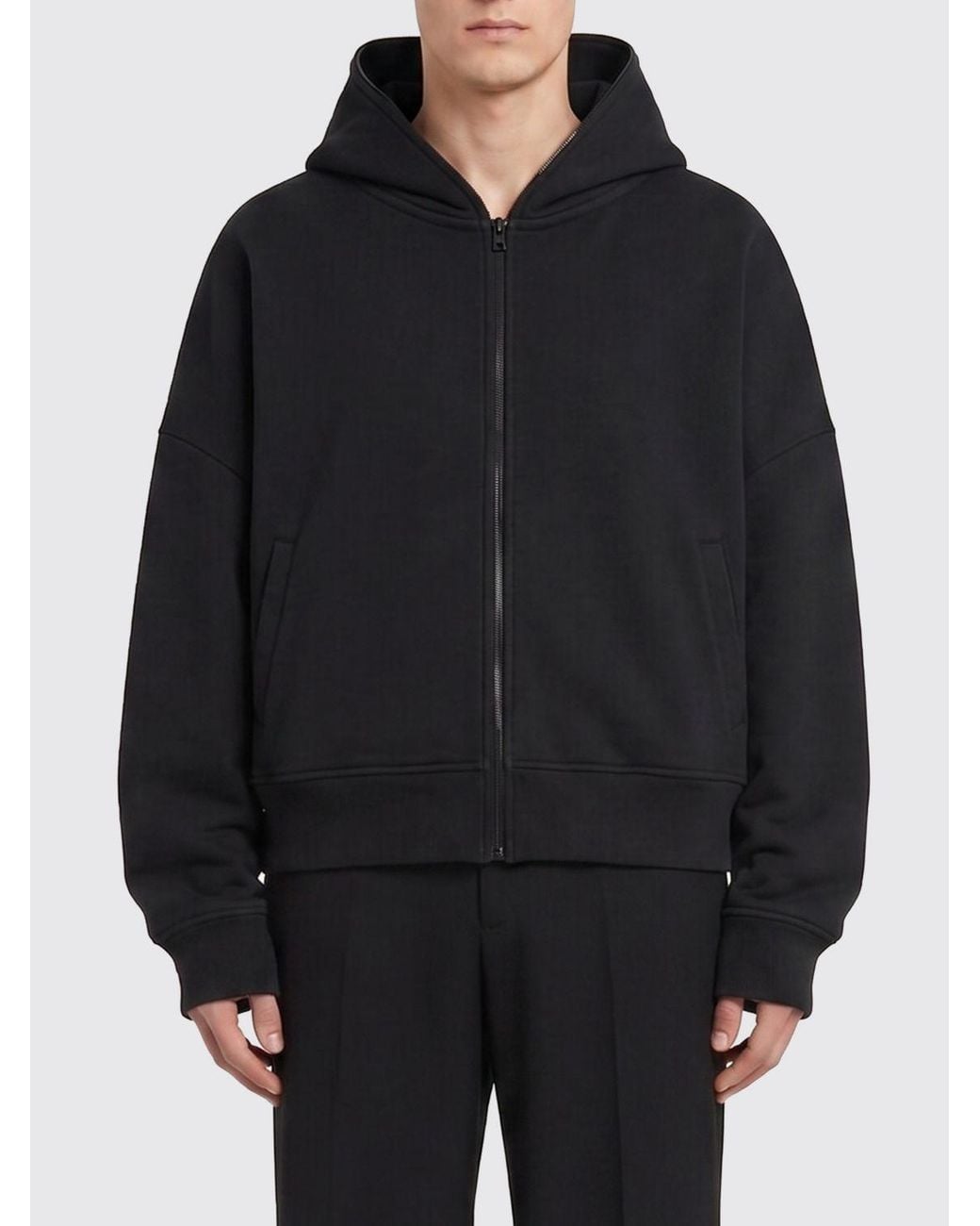 Sudadera Con Capucha De Algodón Entire studios de hombre de color Black