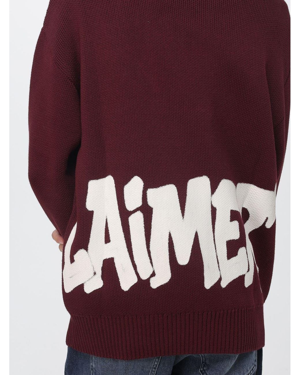 DISCLAIMER Purple Sweater for men