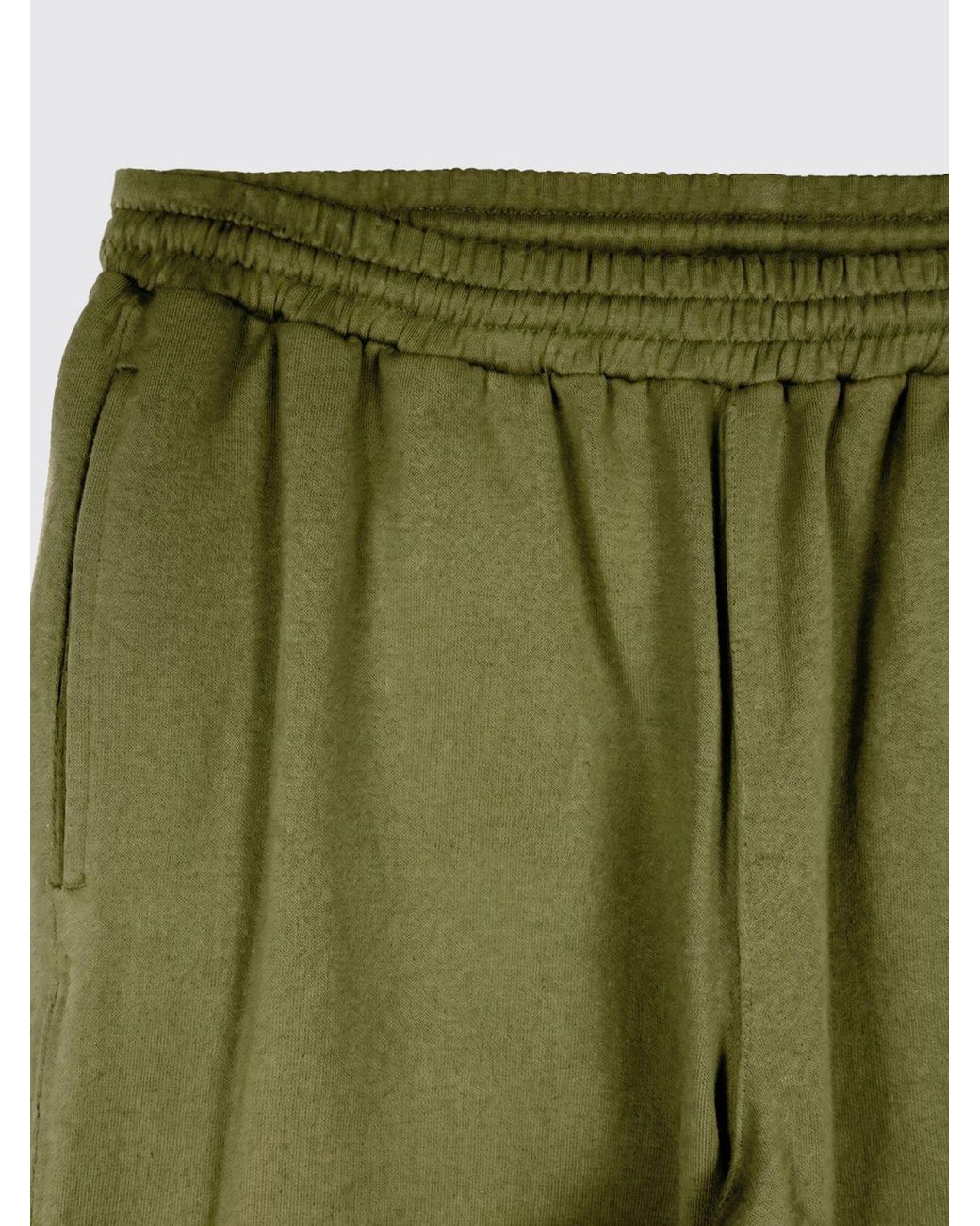 Marni Green Jersey Jogging Trousers With Elasticated Waist And Rear Logo