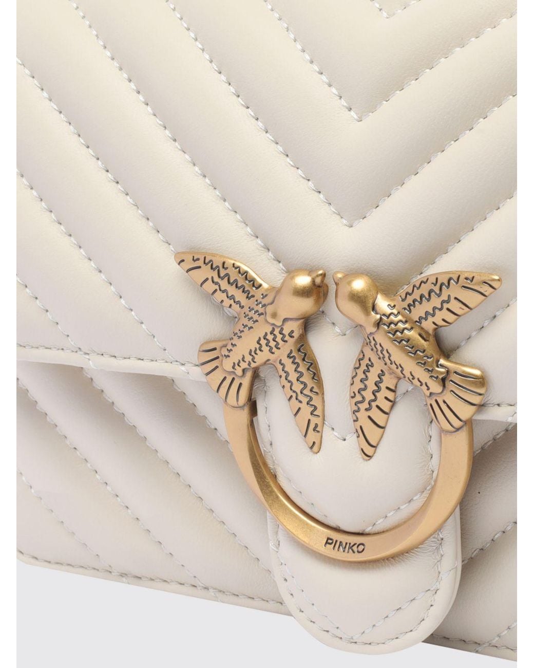 Pinko Natural Handbag