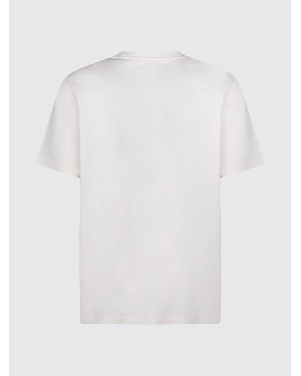 Y-3 White Basic Cotton T-Shirt for men