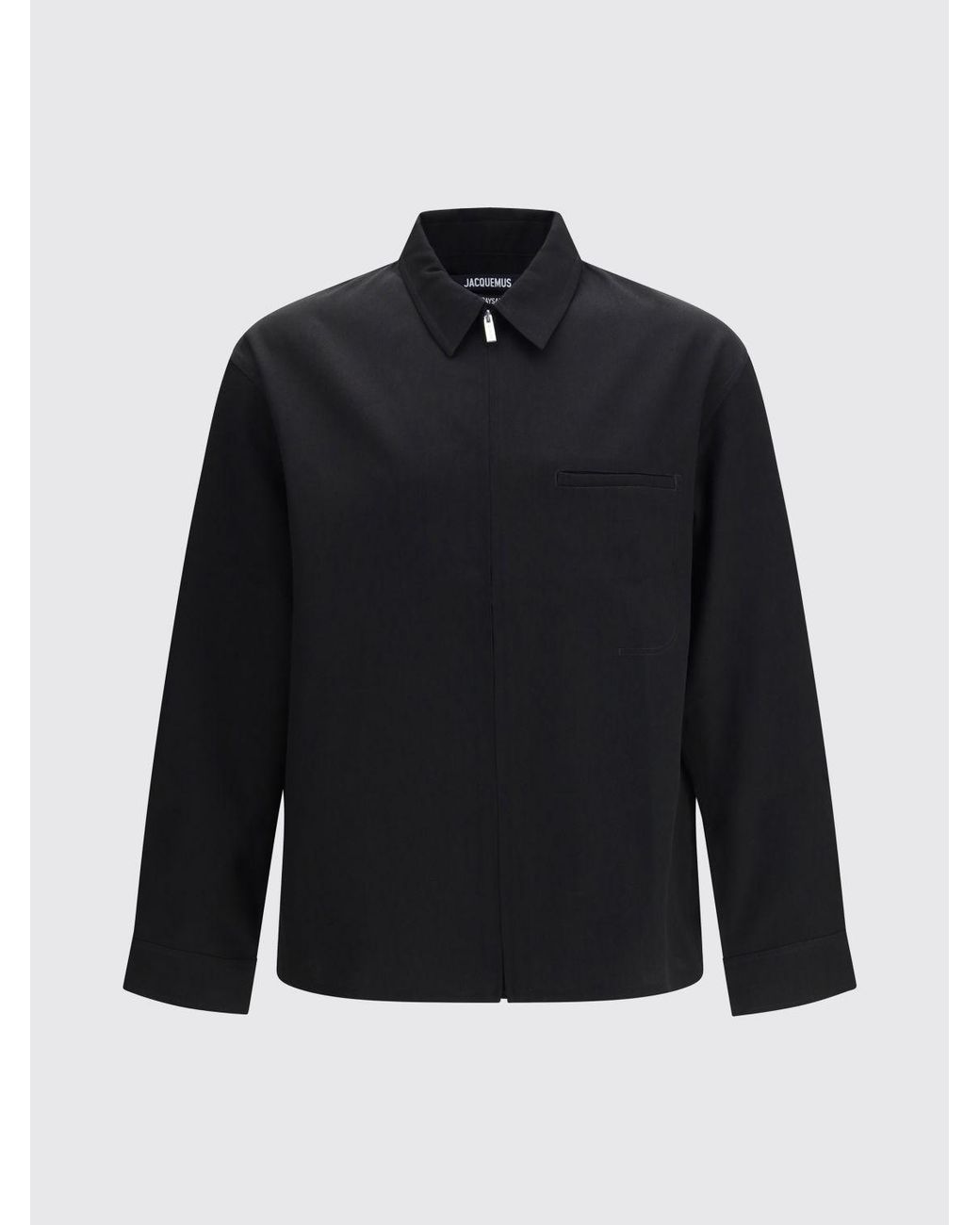 Jacquemus Black The Mecano Wool Blend Shirt for men