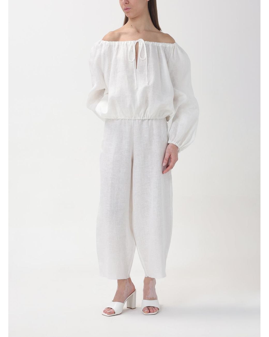Liviana Conti White Trousers