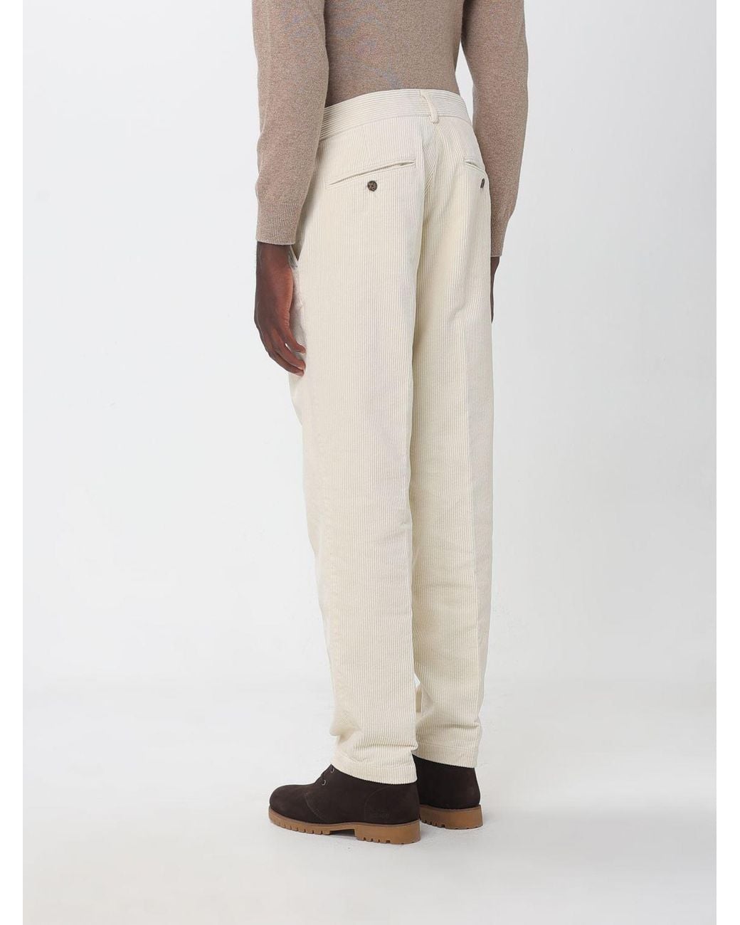 Sebago Natural Straight-Fit Cotton Corduroy Trousers for men