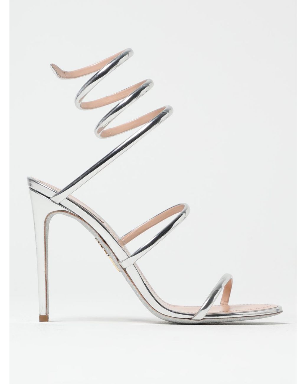 Rene Caovilla White Sandals