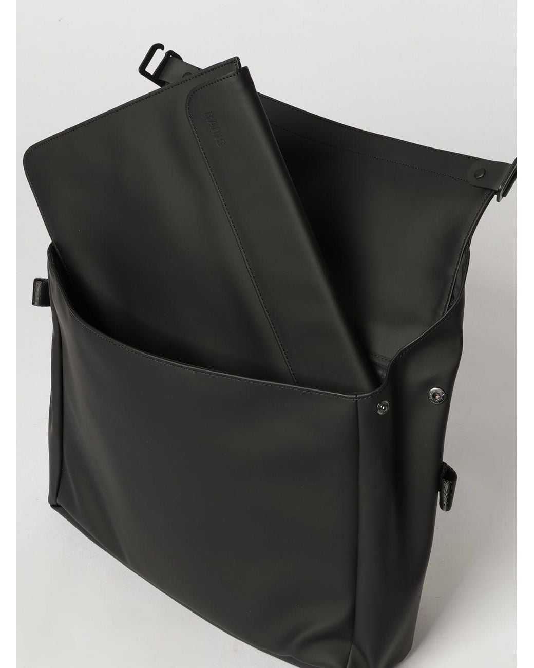 Rains Black Shoulder Bag for men
